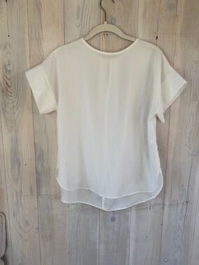 GU Uniqlo White Blouse Size S